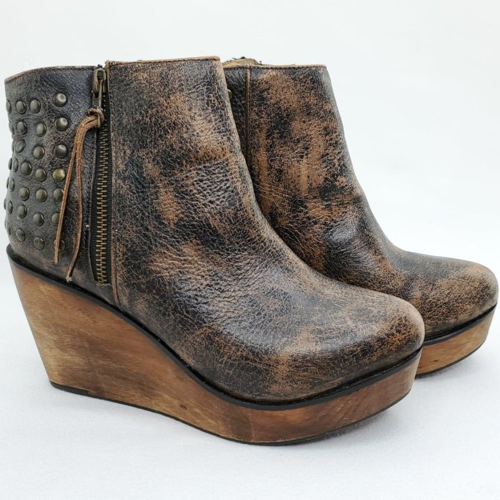 BED|STÜ Ghent Wedge Booties 8.5